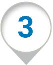 Pin Location showing number 3